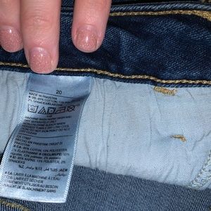 Lightly worn skinny jeans